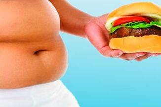 As causas da hipertensão são a obesidade e a má alimentação.